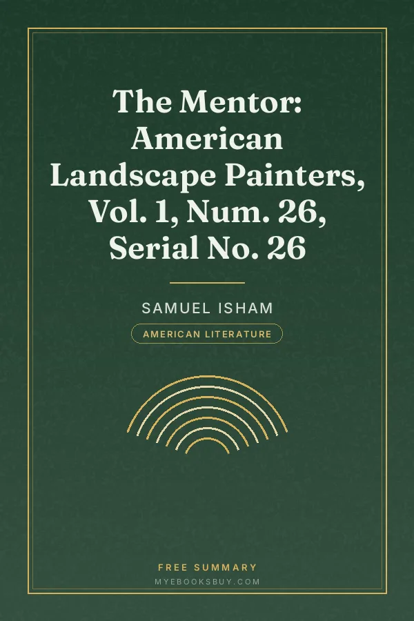 Cover of The Mentor: American Landscape Painters, Vol. 1, Num. 26, Serial No. 26