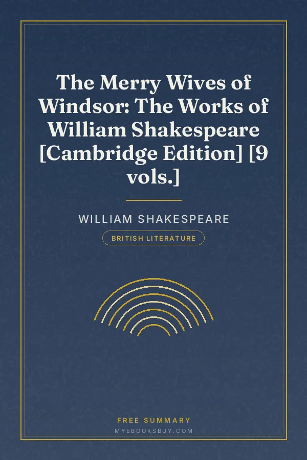 Cover of The Merry Wives of Windsor: The Works of William Shakespeare [Cambridge Edition] [9 vols.]