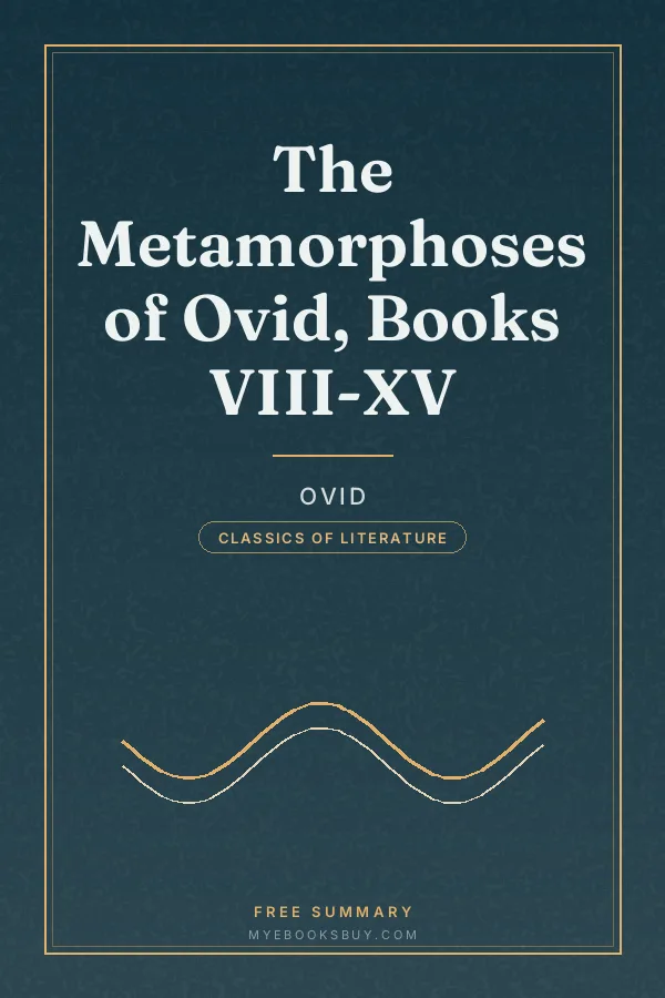 Cover of The Metamorphoses of Ovid, Books VIII-XV