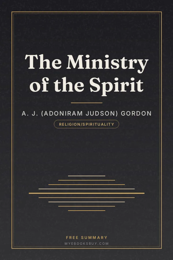 Cover of The Ministry of the Spirit