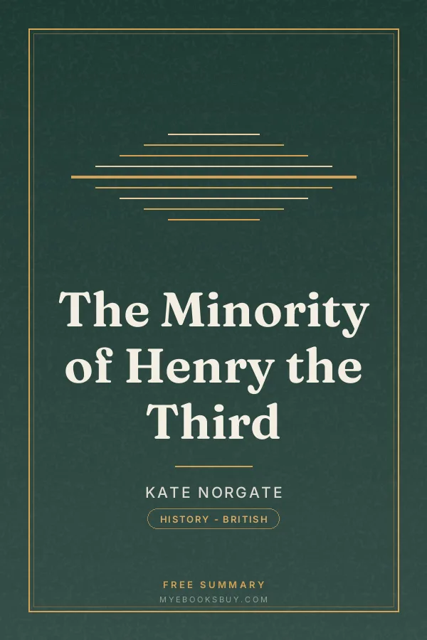 Cover of The Minority of Henry the Third
