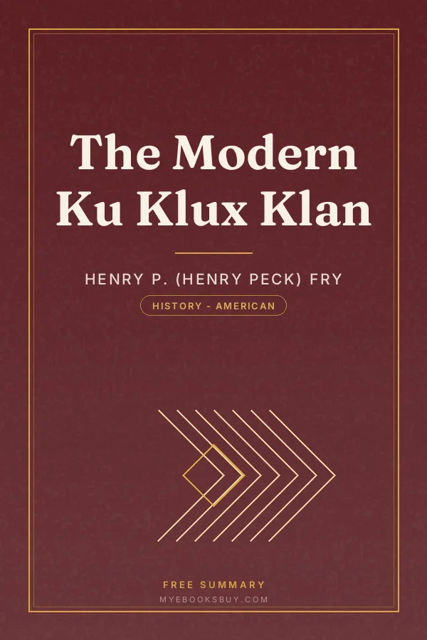 Cover of The Modern Ku Klux Klan