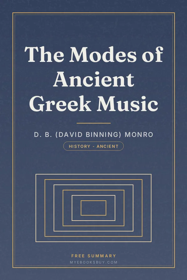 Cover of The Modes of Ancient Greek Music