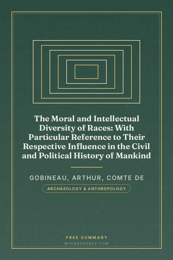 Cover of The Moral and Intellectual Diversity of Races: With Particular Reference to Their Respective Influence in the Civil and Political History of Mankind