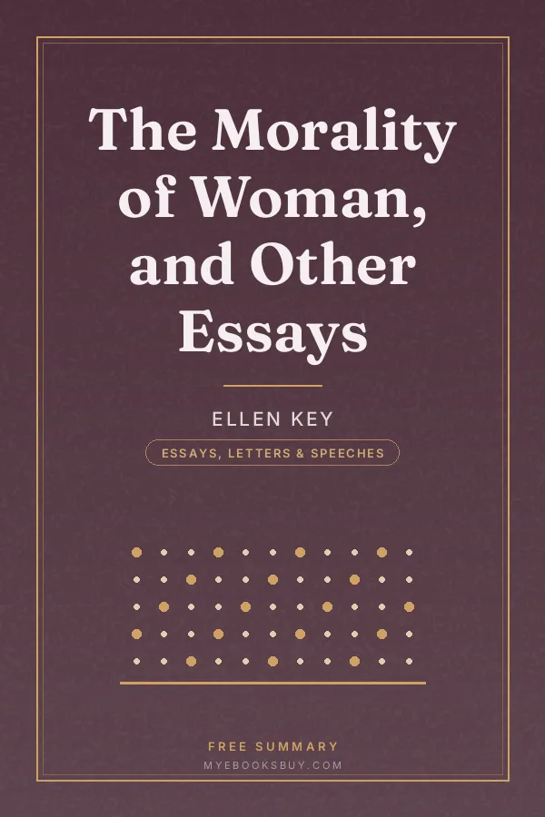 Cover of The Morality of Woman, and Other Essays
