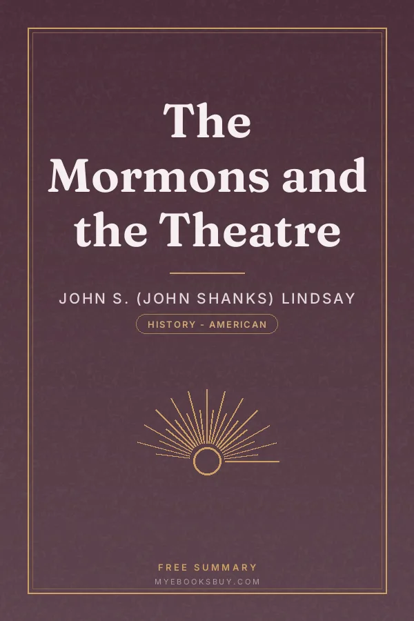 Cover of The Mormons and the Theatre
