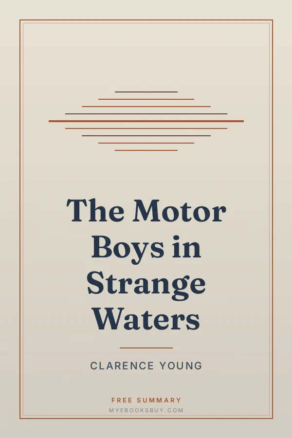 Cover of The Motor Boys in Strange Waters