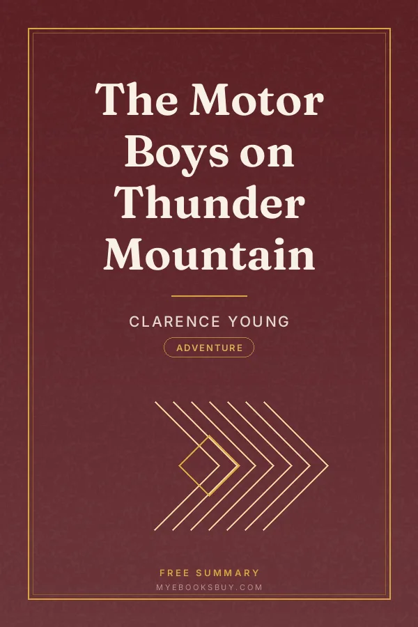 Cover of The Motor Boys on Thunder Mountain