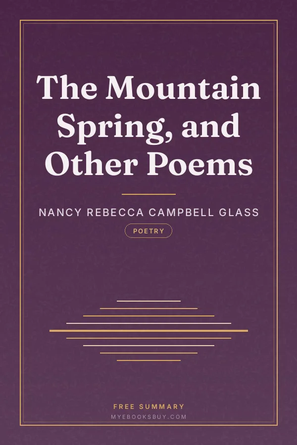 Cover of The Mountain Spring, and Other Poems