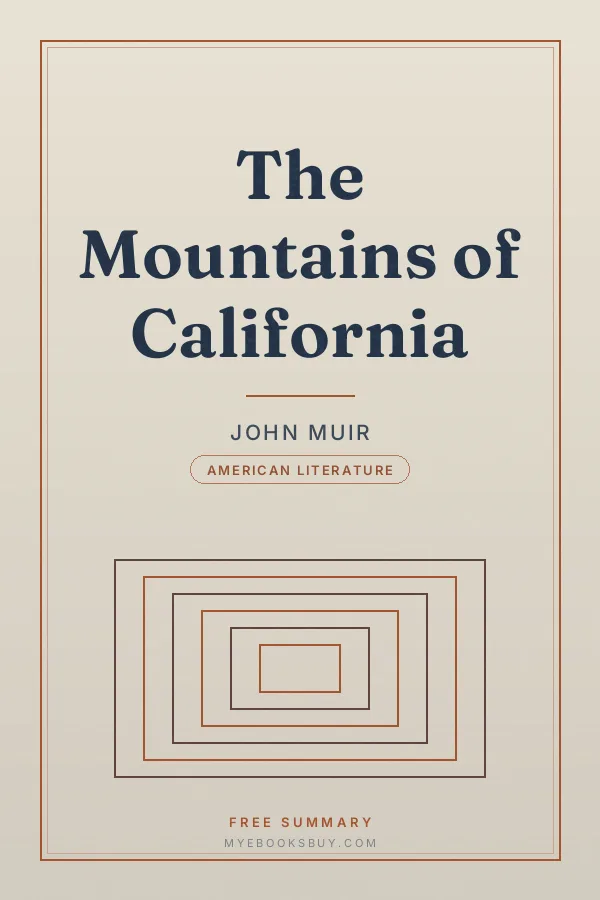 Cover of The Mountains of California