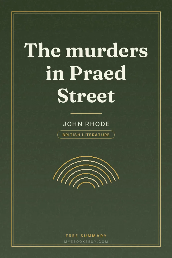 Cover of The murders in Praed Street