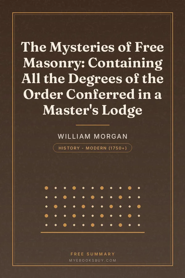 Cover of The Mysteries of Free Masonry: Containing All the Degrees of the Order Conferred in a Master's Lodge