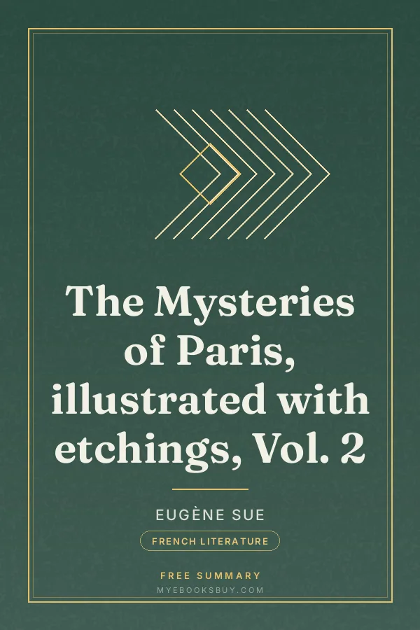 Cover of The Mysteries of Paris, illustrated with etchings, Vol. 2