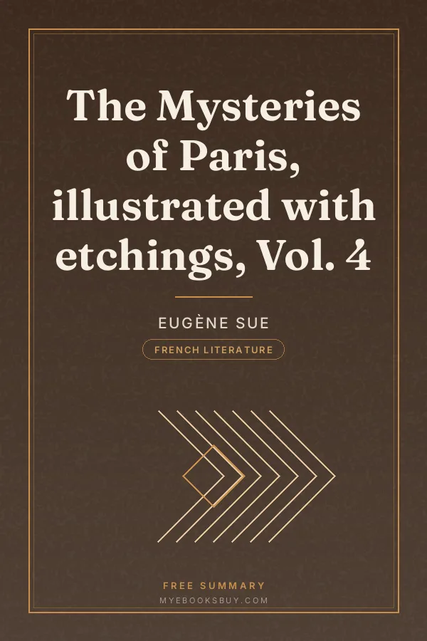 Cover of The Mysteries of Paris, illustrated with etchings, Vol. 4