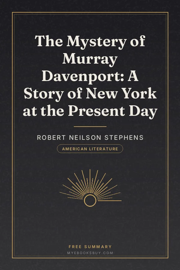 Cover of The Mystery of Murray Davenport: A Story of New York at the Present Day