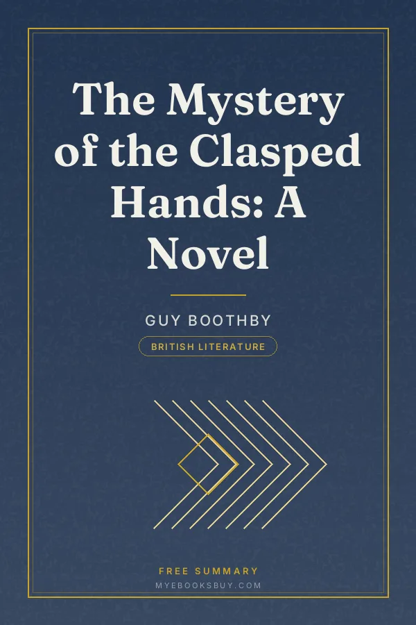 Cover of The Mystery of the Clasped Hands: A Novel