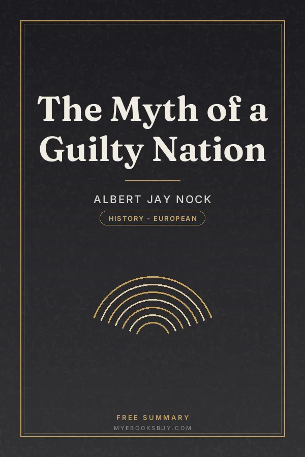 Cover of The Myth of a Guilty Nation