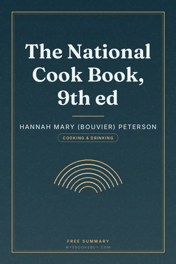 Cover of The National Cook Book, 9th ed