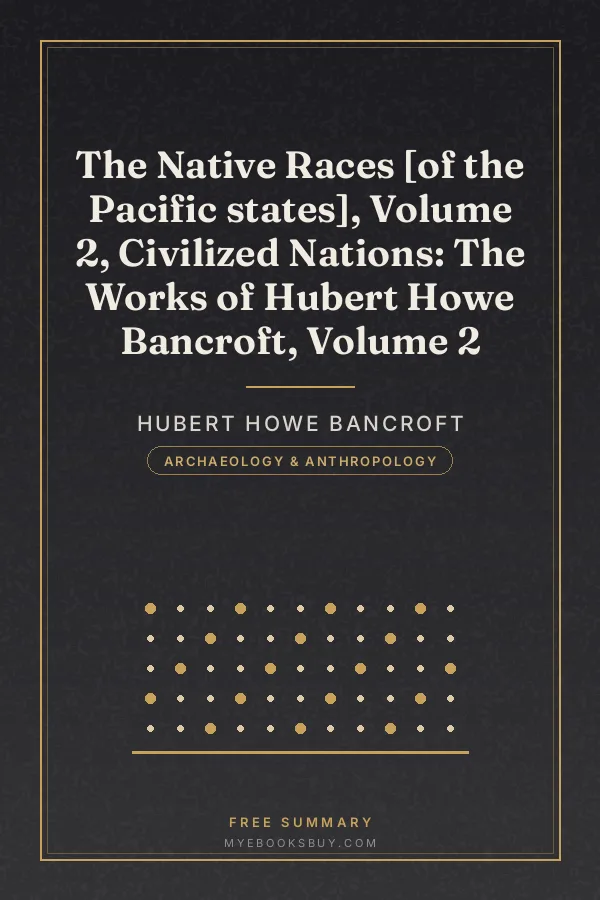 Cover of The Native Races [of the Pacific states], Volume 2, Civilized Nations: The Works of Hubert Howe Bancroft, Volume 2
