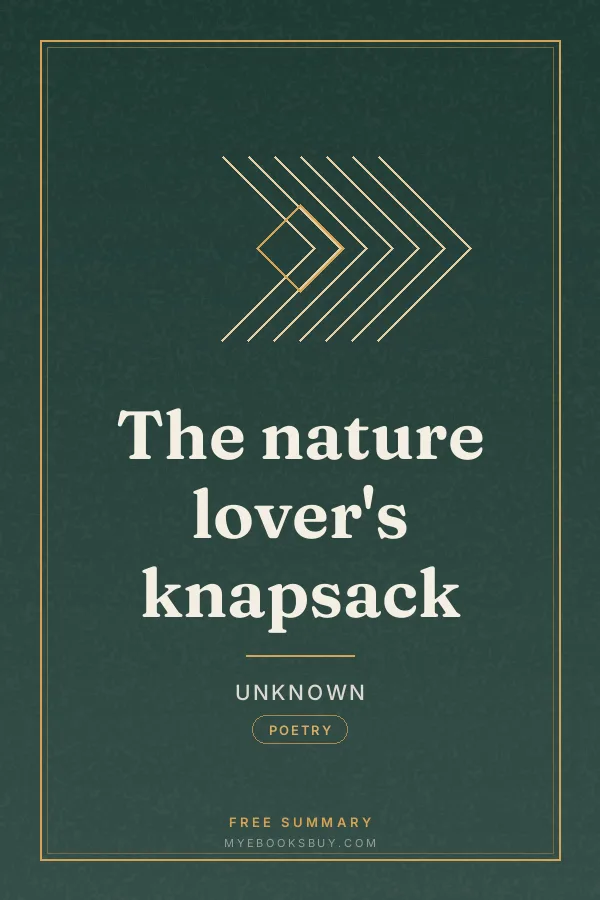 Cover of The nature lover's knapsack