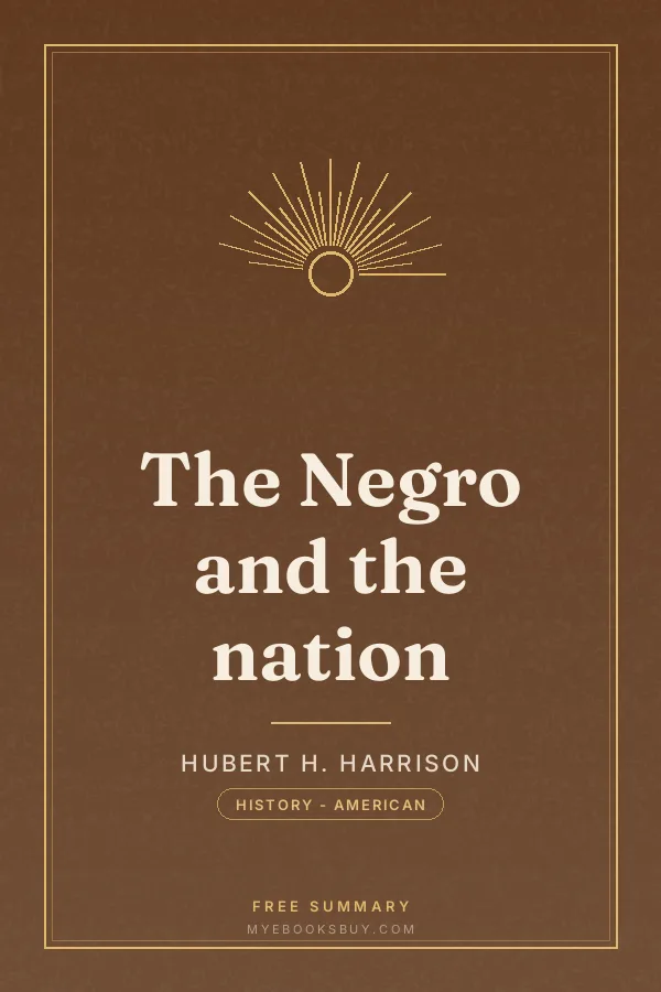 Cover of The Negro and the nation