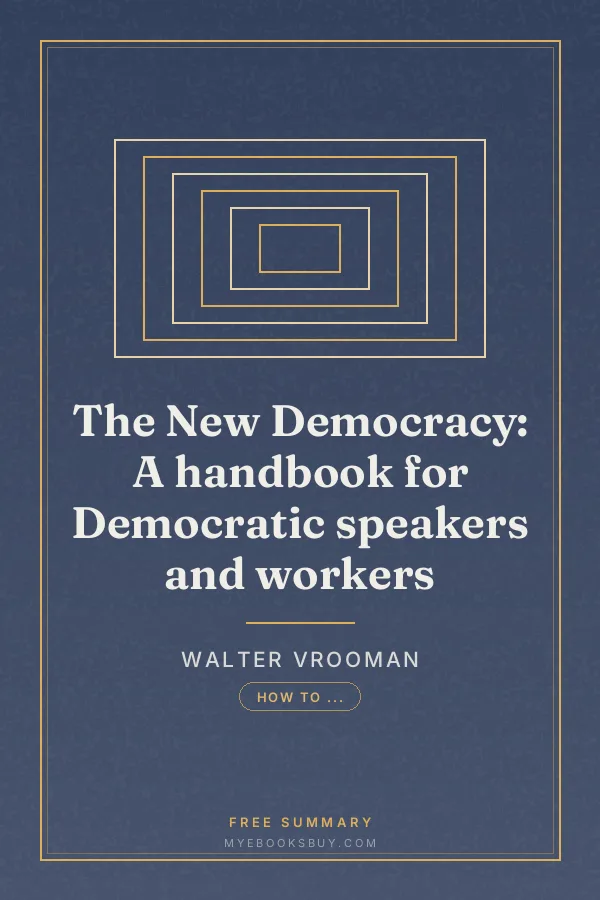 Cover of The New Democracy: A handbook for Democratic speakers and workers