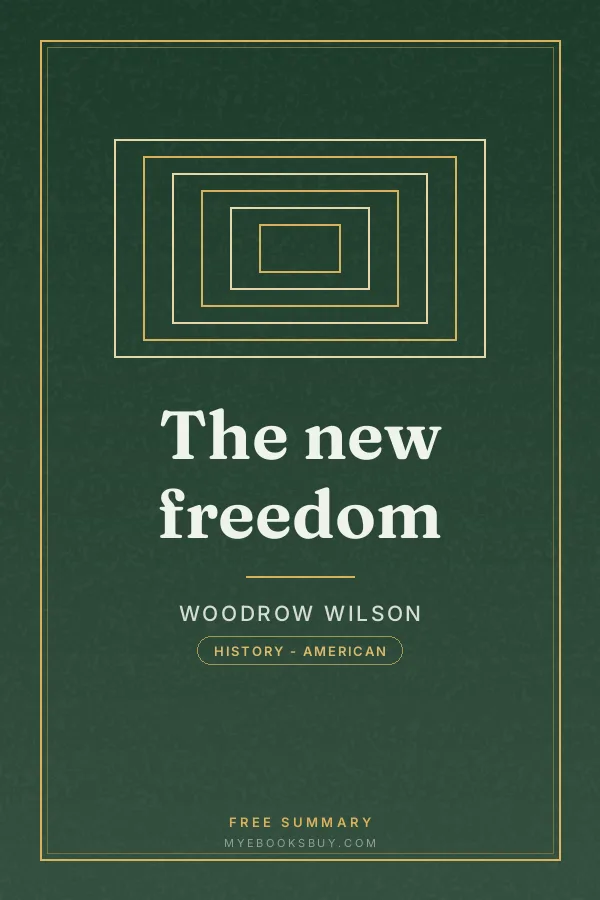 Cover of The new freedom