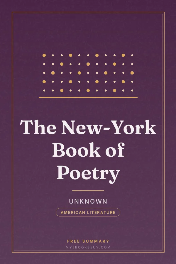 Cover of The New-York Book of Poetry