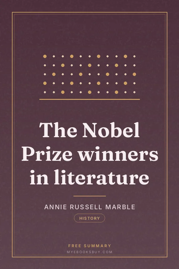 Cover of The Nobel Prize winners in literature