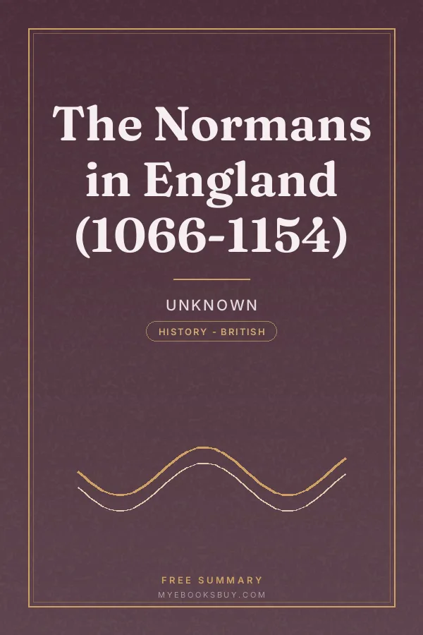Cover of The Normans in England (1066-1154)