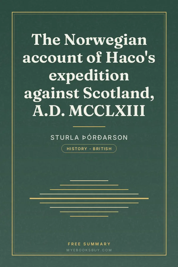Cover of The Norwegian account of Haco's expedition against Scotland, A.D. MCCLXIII