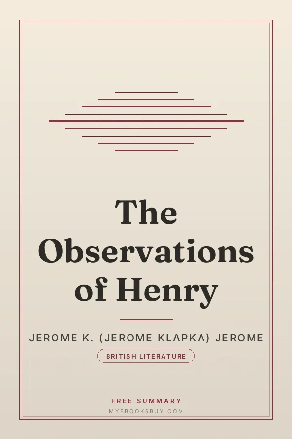 Cover of The Observations of Henry