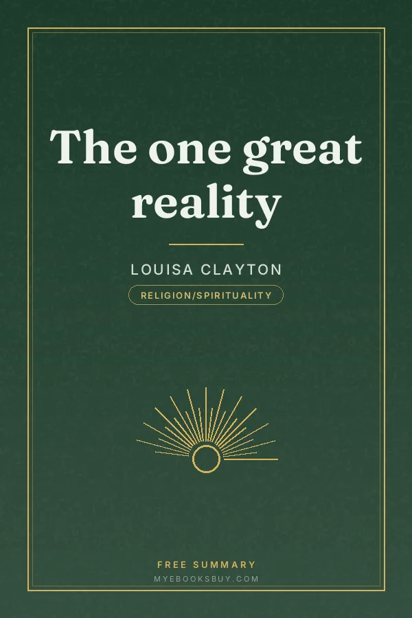 Cover of The one great reality