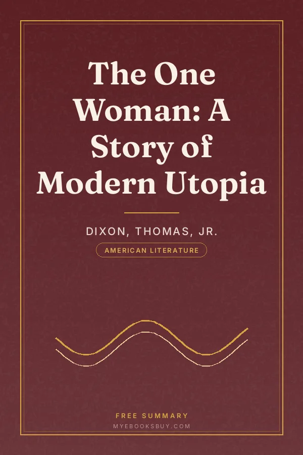 Cover of The One Woman: A Story of Modern Utopia