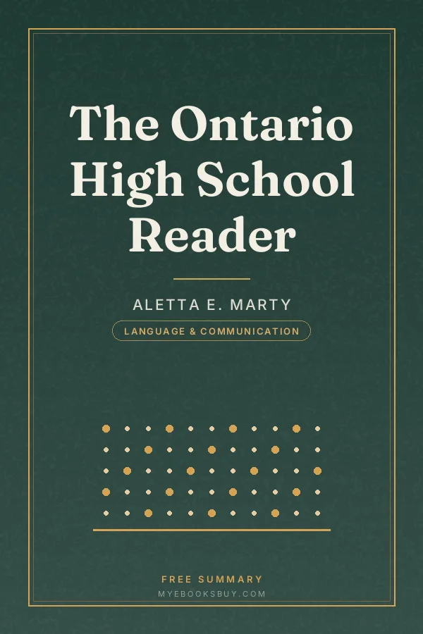 Cover of The Ontario High School Reader