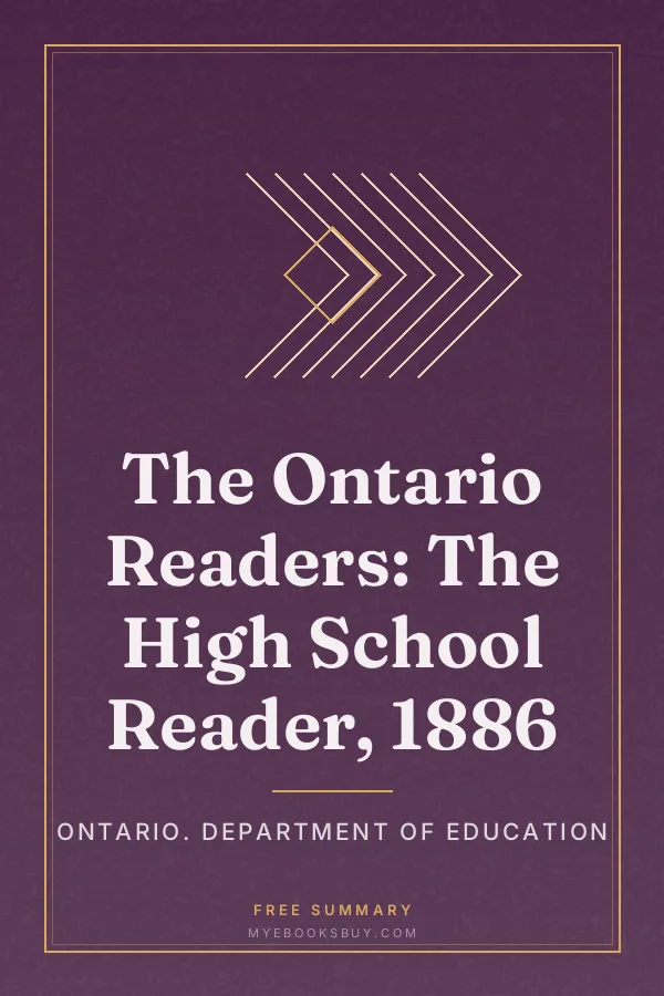 Cover of The Ontario Readers: The High School Reader, 1886