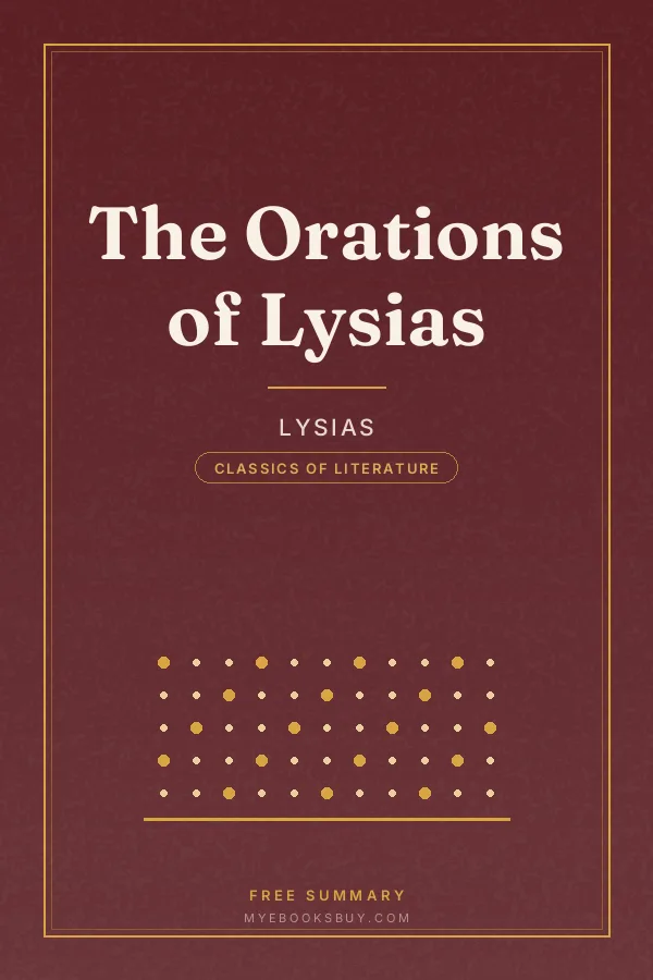 Cover of The Orations of Lysias