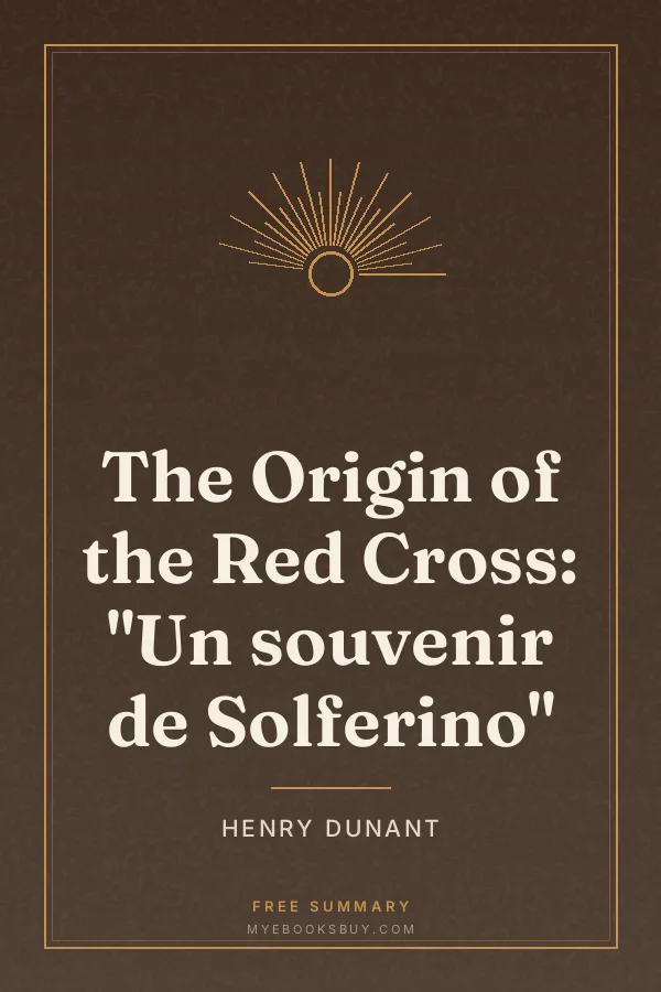 Cover of The Origin of the Red Cross: "Un souvenir de Solferino"
