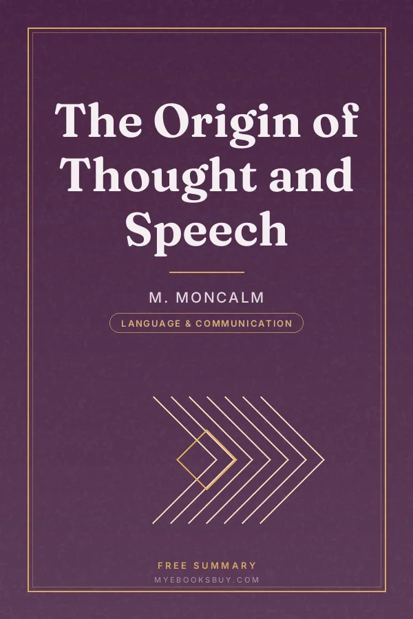 Cover of The Origin of Thought and Speech