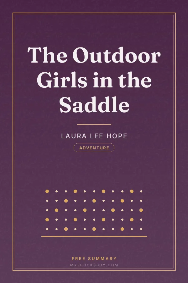 Cover of The Outdoor Girls in the Saddle