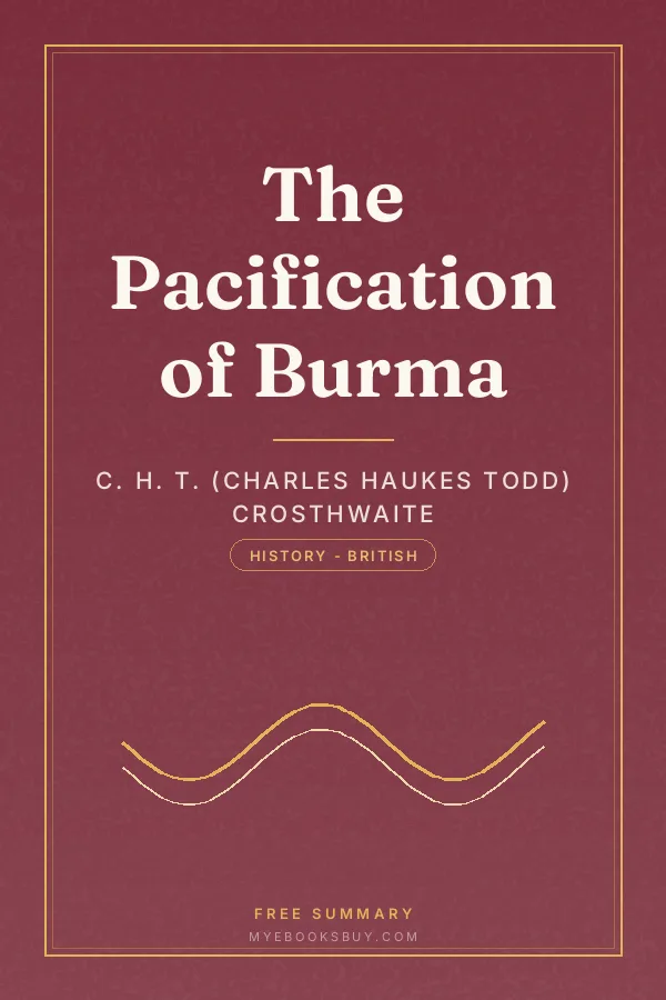 Cover of The Pacification of Burma