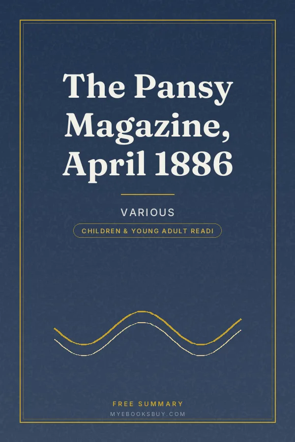 Cover of The Pansy Magazine, April 1886