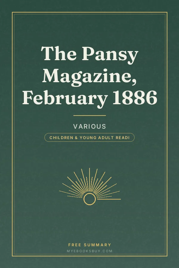 Cover of The Pansy Magazine, February 1886