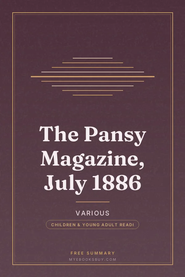 Cover of The Pansy Magazine, July 1886