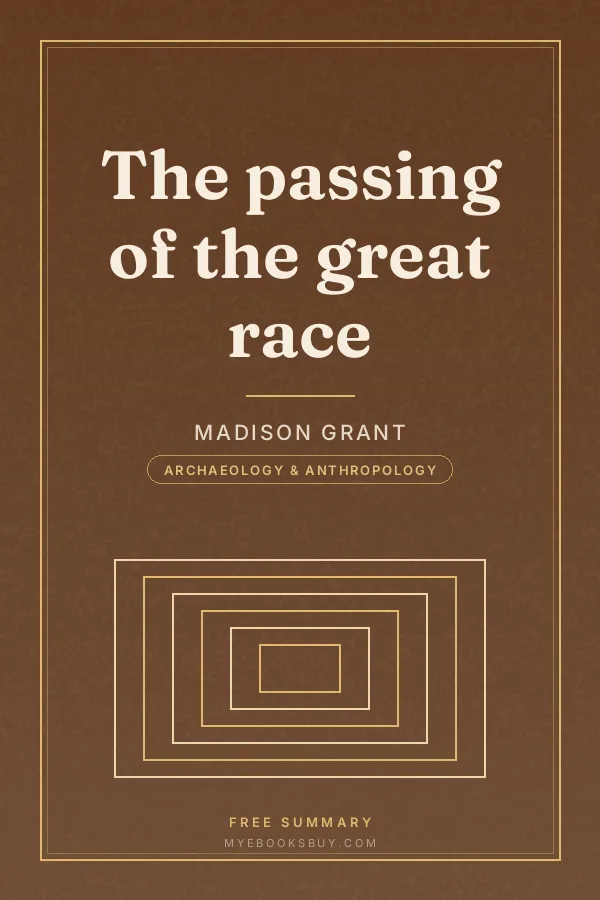 Cover of The passing of the great race