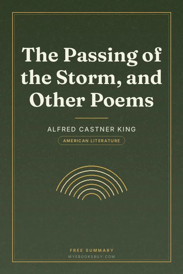 Cover of The Passing of the Storm, and Other Poems