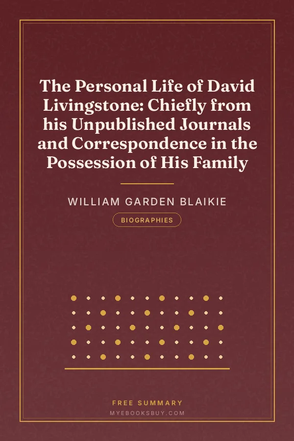 Cover of The Personal Life of David Livingstone: Chiefly from his Unpublished Journals and Correspondence in the Possession of His Family