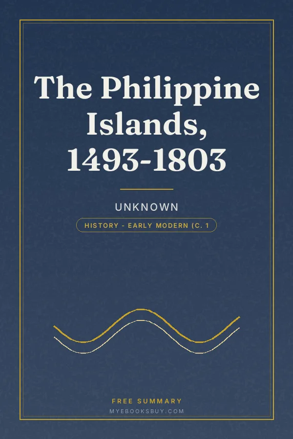 Cover of The Philippine Islands, 1493-1803