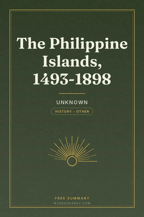Cover of The Philippine Islands, 1493-1898