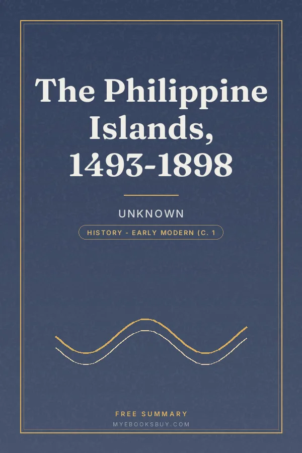 Cover of The Philippine Islands, 1493-1898